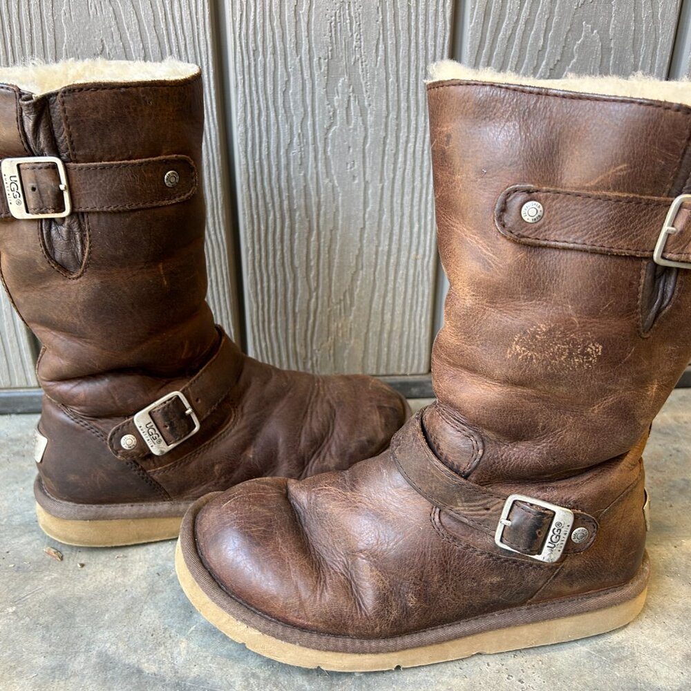 Leather UGG Boots